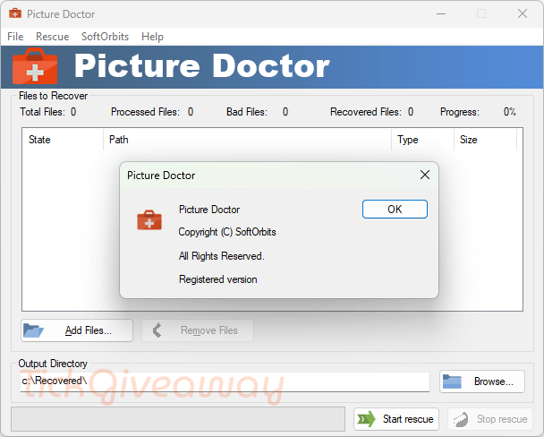 about softorbits picture doctor free key
