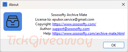 about sososofty archive mate