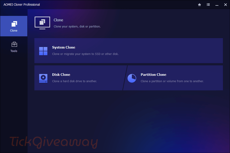 AOMEI Cloner Pro
