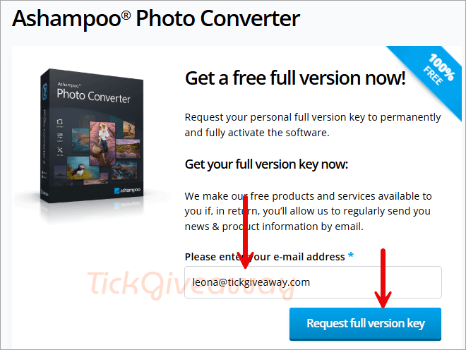 ashampoo photo converter giveawya page