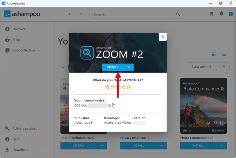 ashampoo zoom installation free