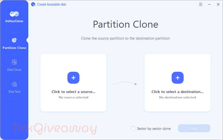 doyourclone for windows main screenshot