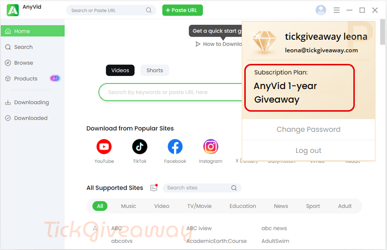get anyvid for windows key free