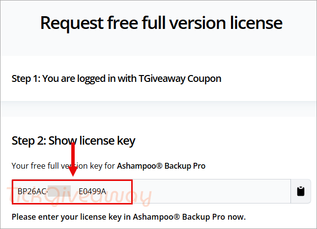 get ashampoo backup pro license