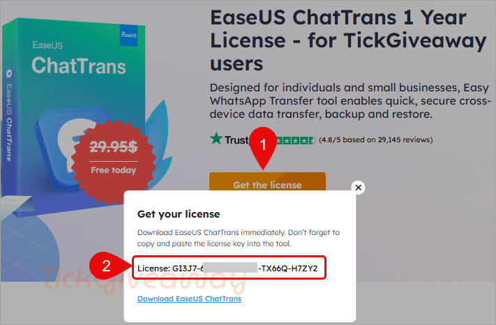 get easeus chattrans code get easeus chattrans code