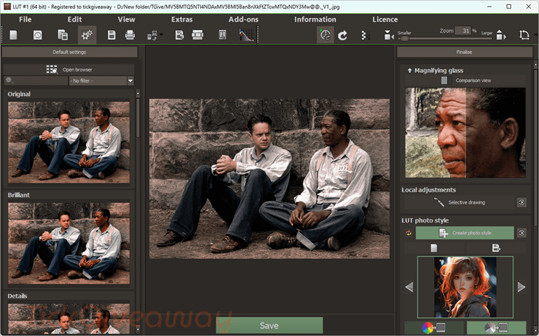 giveaway lut 1 license free LUT #1