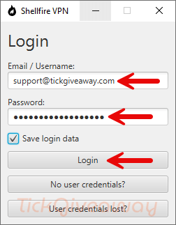 login shellfire vpn premium plus free