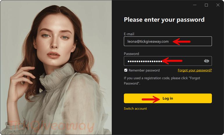 login tenorshare pixpretty account
