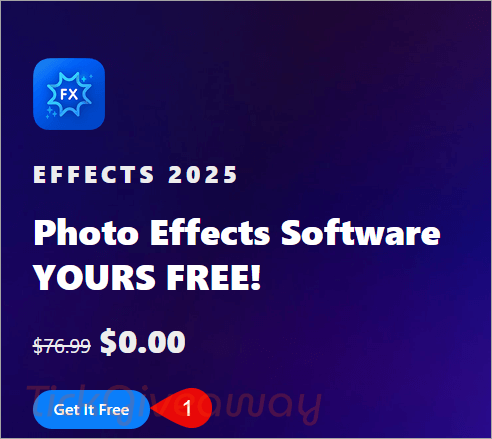 on1 effects giveaway page