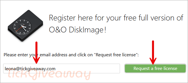 oo diskimage giveaway page