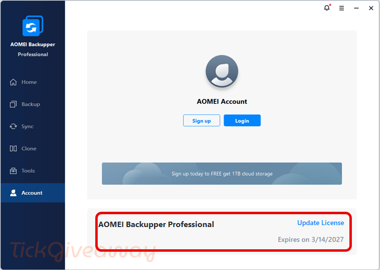 subscription aomei backupper pro free