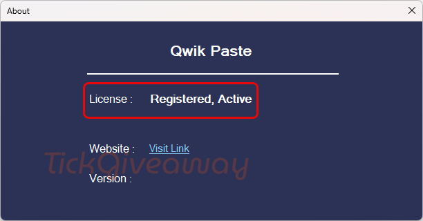 about qwik paste free