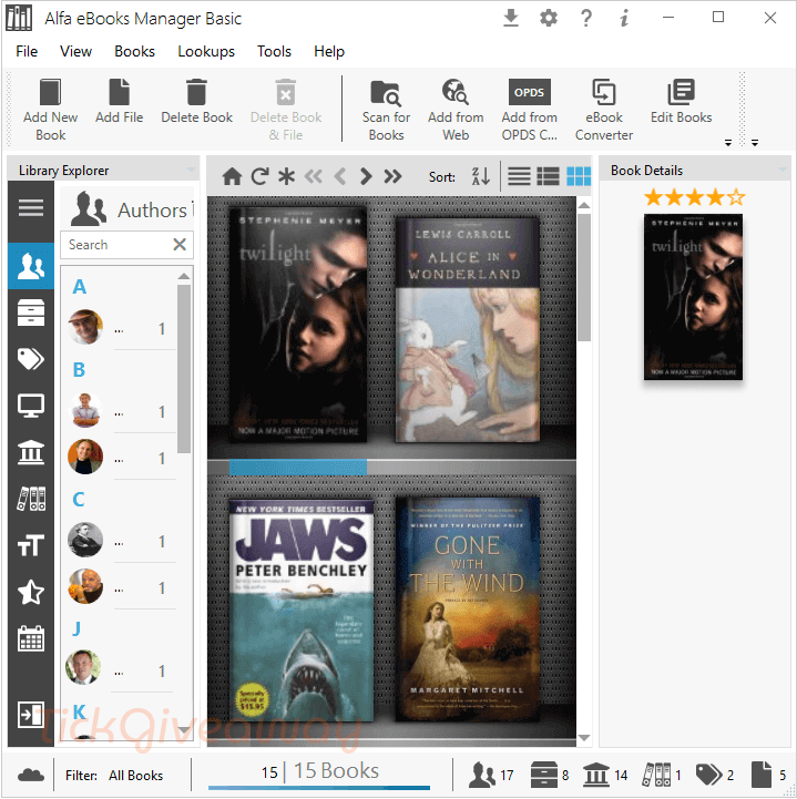 Alfa eBooks Manager 