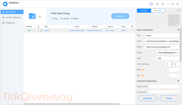 Amoyshare ID3Genius