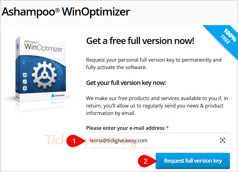 ashampoo winoptimizer giveaway page ashampoo winoptimizer giveaway page