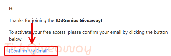 confirm email amoyshare id3genius