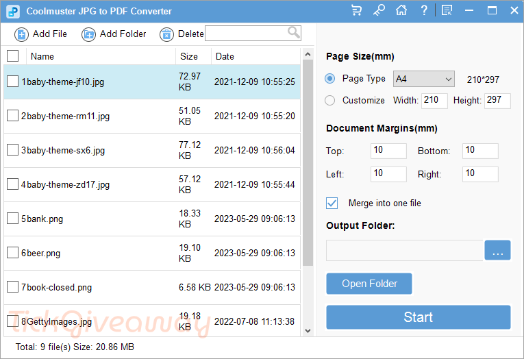 Coolmuster JPG to PDF Converter