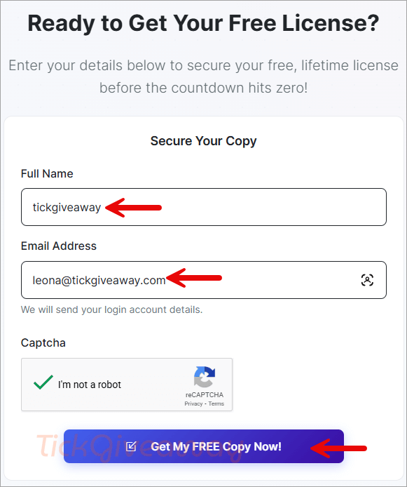qwik paste giveaway page