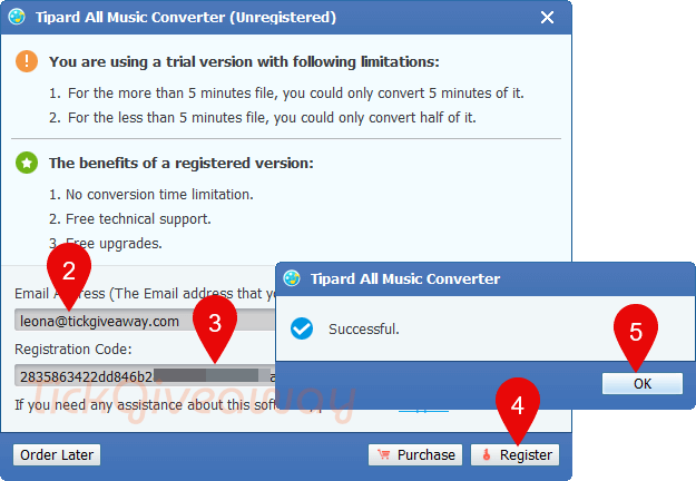 tipard all music converter activation