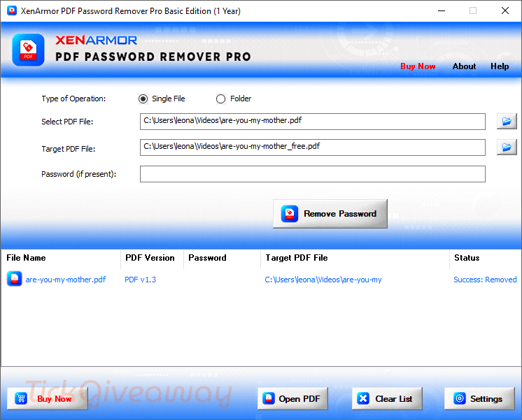 xenarmor pdf password remover pro key free XenArmor PDF Password Remover Pro
