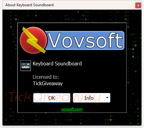 about vovsoft keyboard soundboard free