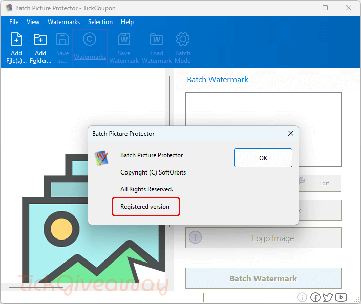 batch picture protector registered version