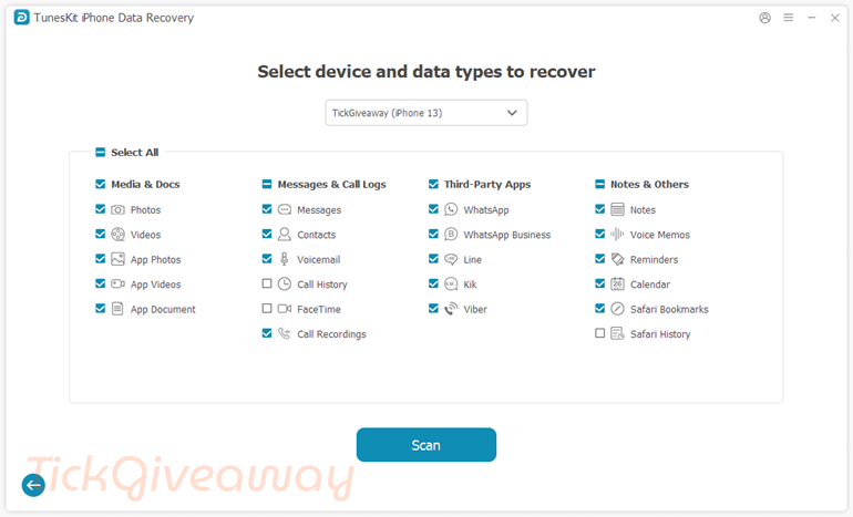 TunesKit iPhone Data Recovery