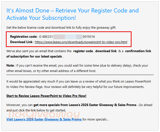 get leawo powerpoint to video code get leawo powerpoint to video code