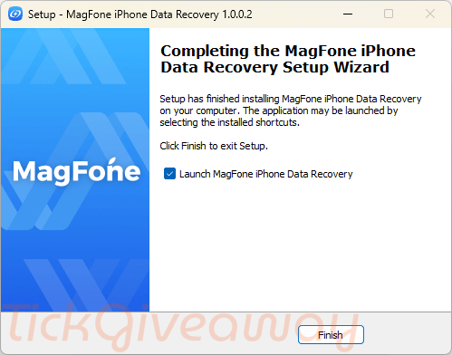 install magfone iphone data recovery