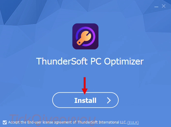 install thundersoft pc optimizer free
