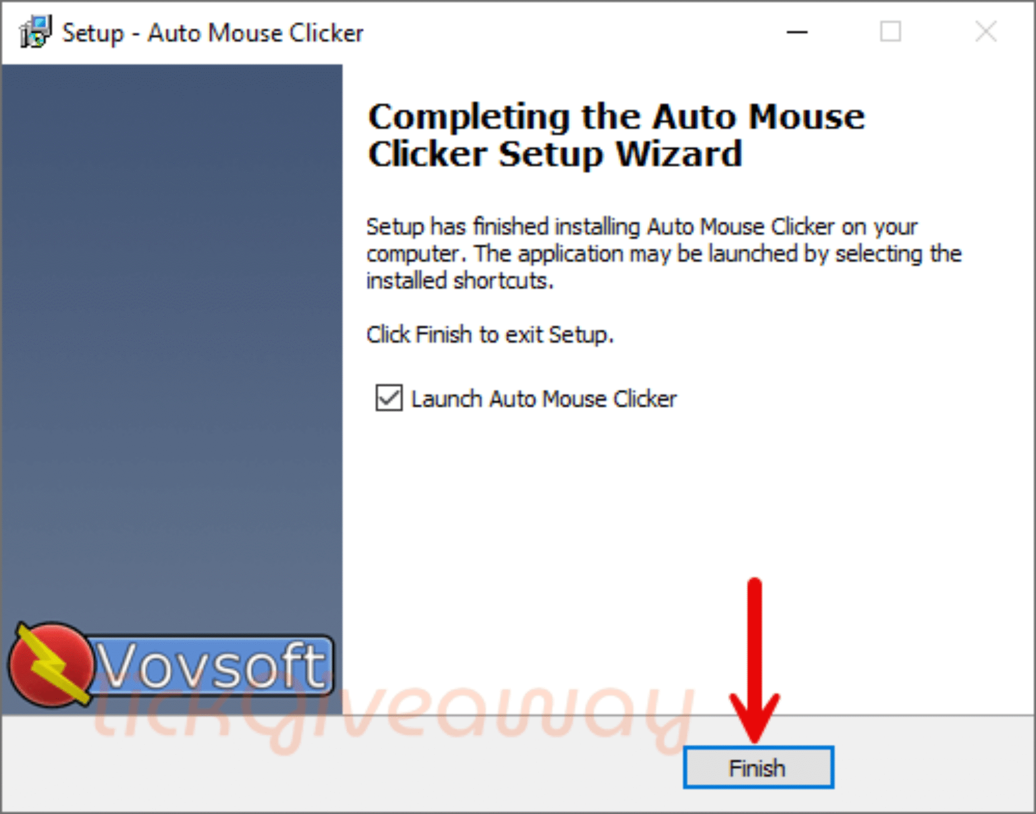 Giveaway: Vovsoft Auto Mouse Clicker Free (100% Discount)