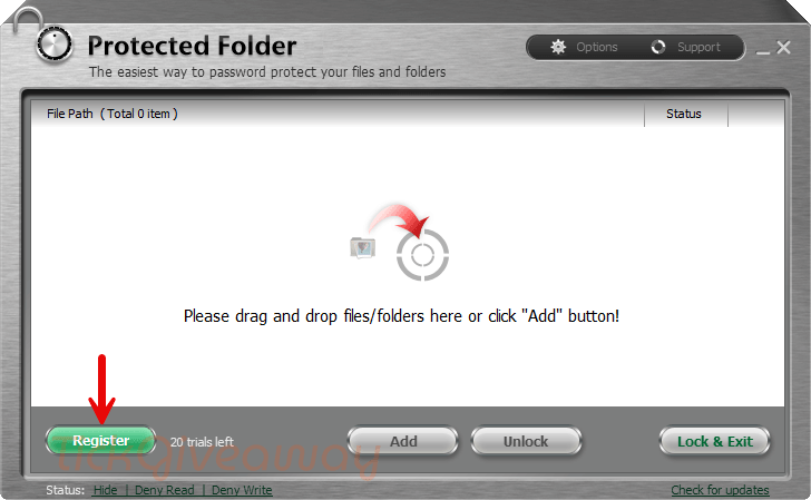 iobit protected folder pro registration