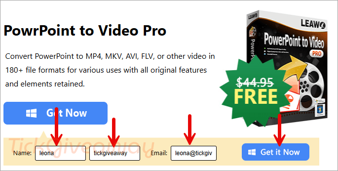 leawo powerpoint to video giveaway page leawo powerpoint to video giveaway page