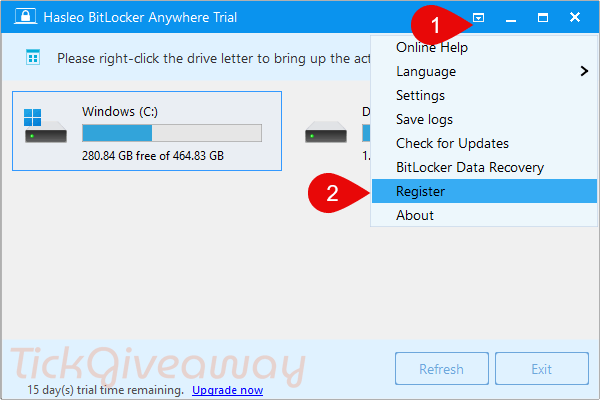 register hasleo bitlocker anywhere code
