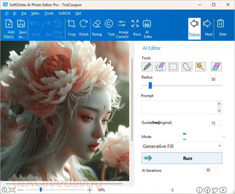 Giveaway: SoftOrbits AI Photo Editor Pro (100% Discount)