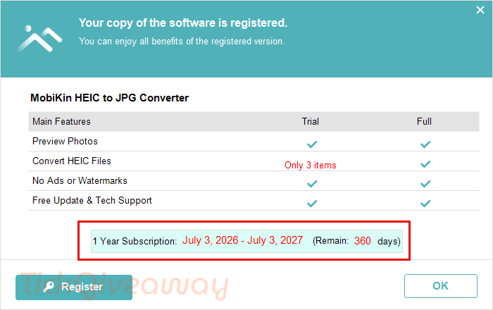subscription mobikin heic to jpg converter free