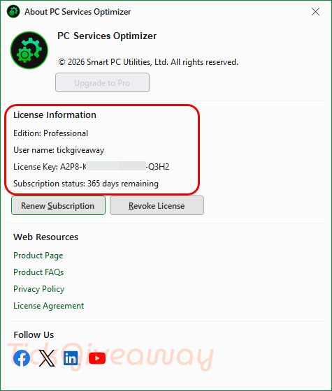 subscription pc services optimizer pro free