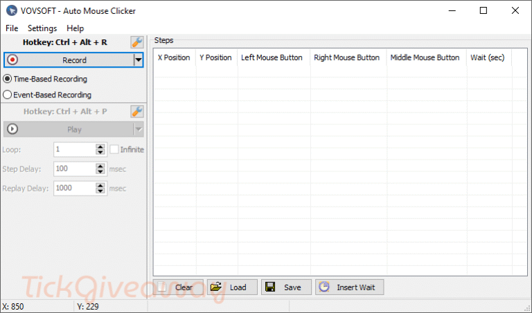 Giveaway: Vovsoft Auto Mouse Clicker Free (100% Discount)