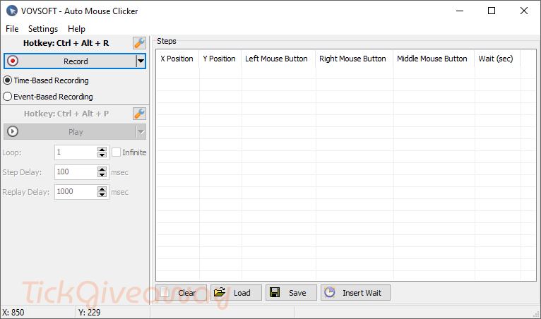 vovsoft auto mouse clicker free code Vovsoft Auto Mouse Clicker