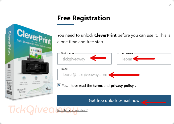 abelssoft cleverprint registration