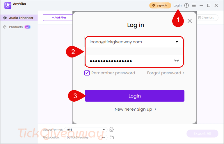 amoyshare anyvibe login account