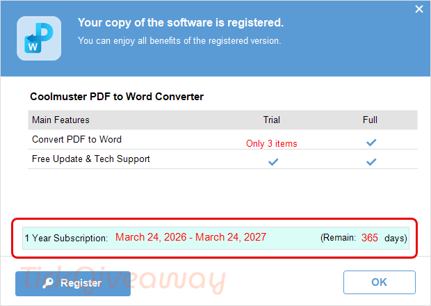 coolmuster pdf to word converter free registered