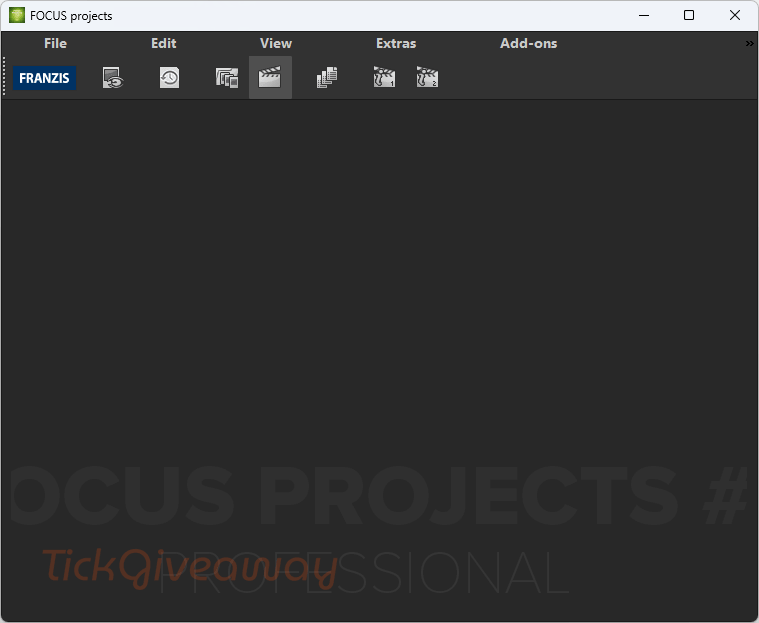 focus projects pro main screenshot