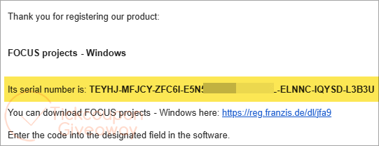 get focus projects code