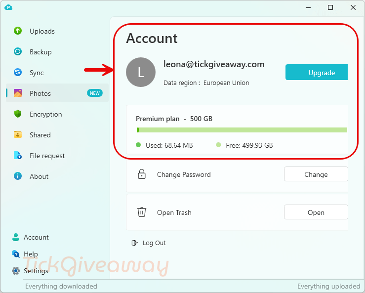 get pcloud free license