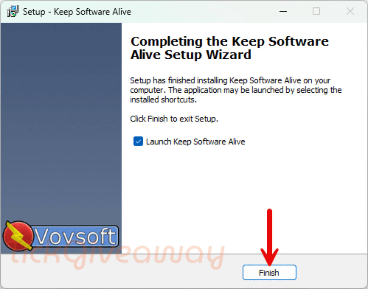 Giveaway: VovSoft Keep Software Alive Free (100% Discount)