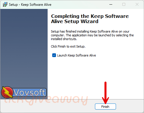install vovsoft keep software alive free