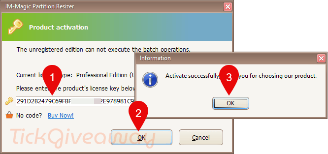register im magic partition resizer pro code