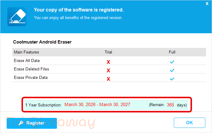 subscription coolmuster android eraser free