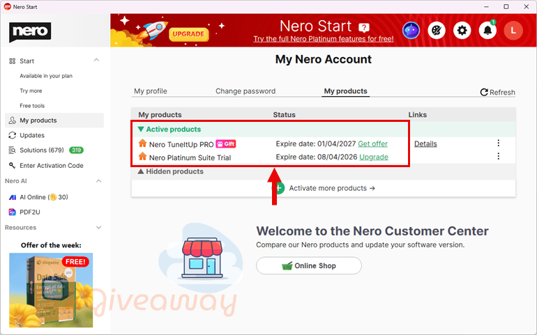 subscription nero tuneitup pro free
